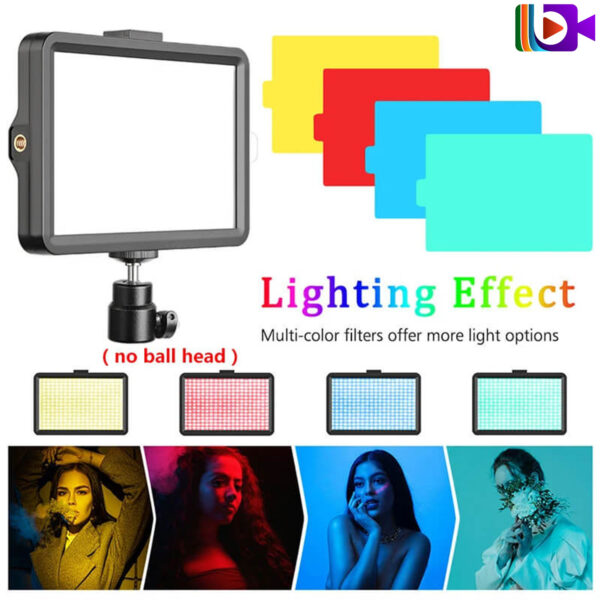 6/8 Inch LED Video Light For Live Streaming Photo Studio